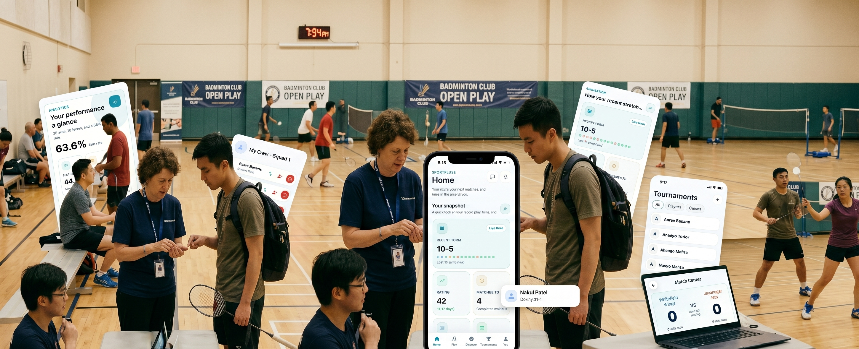 From Casual Games to Tournaments and Coaching, Keep Badminton in One Place